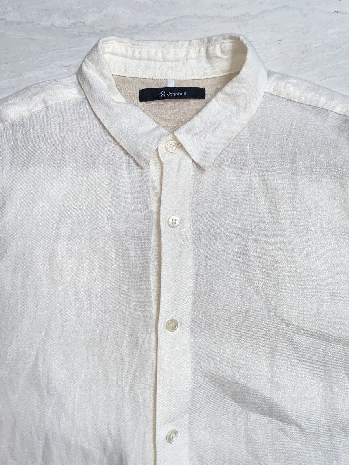 Japanese Brand × Johnbull × Yohji Yamamoto JOHN BULL White Shirt Size US M / EU 48-50 / 2 - 9 Thumbnail