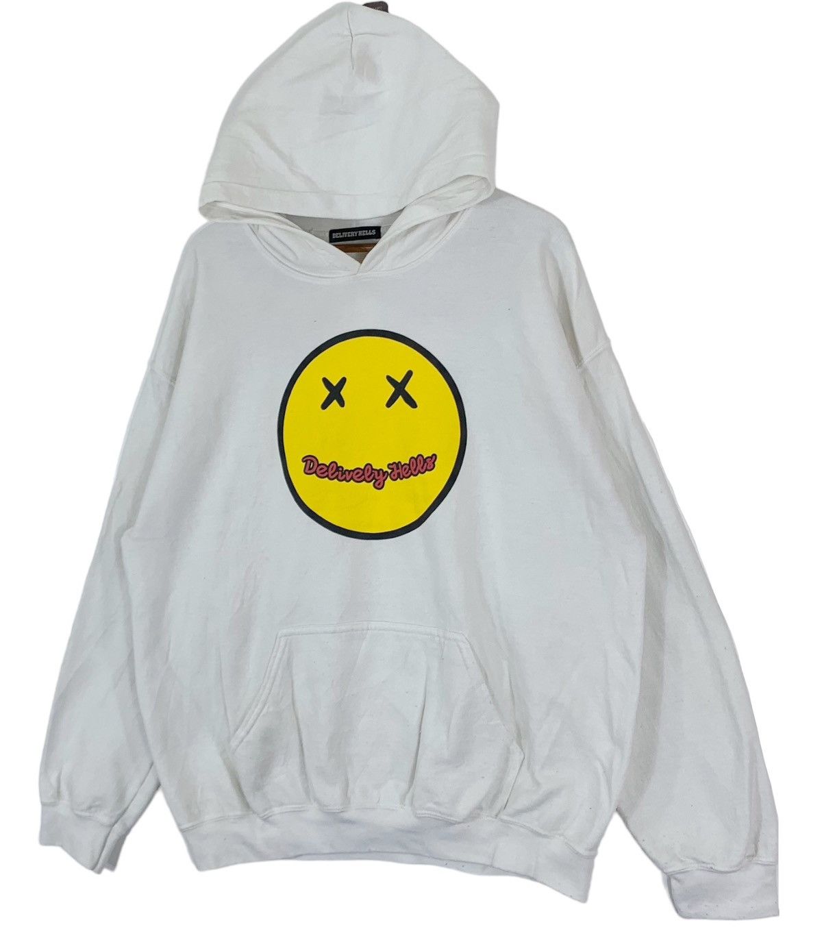Flagstuff Vintage Delivery Hells X Flagstuff Hoodie Smile Sweater Size US L / EU 52-54 / 3 - 2 Thumbnail