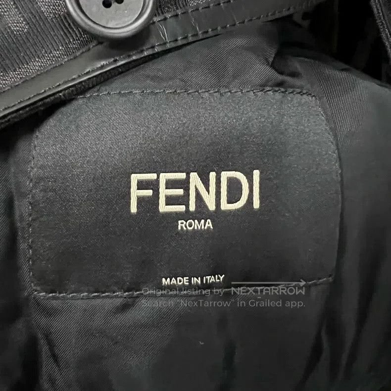 Fendi Fendi Full-printed old logo stand collar jacket with doubl Size US S / EU 44-46 / 1 - 5 Thumbnail