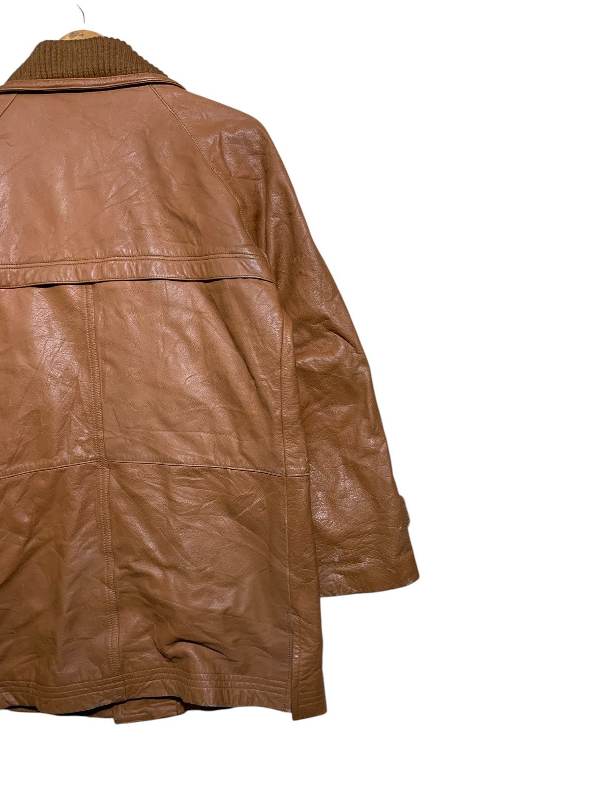 Genuine Leather 🔥GENUINE LEATHER SHAWL COLLAR JACKETS Size US L / EU 52-54 / 3 - 8 Thumbnail