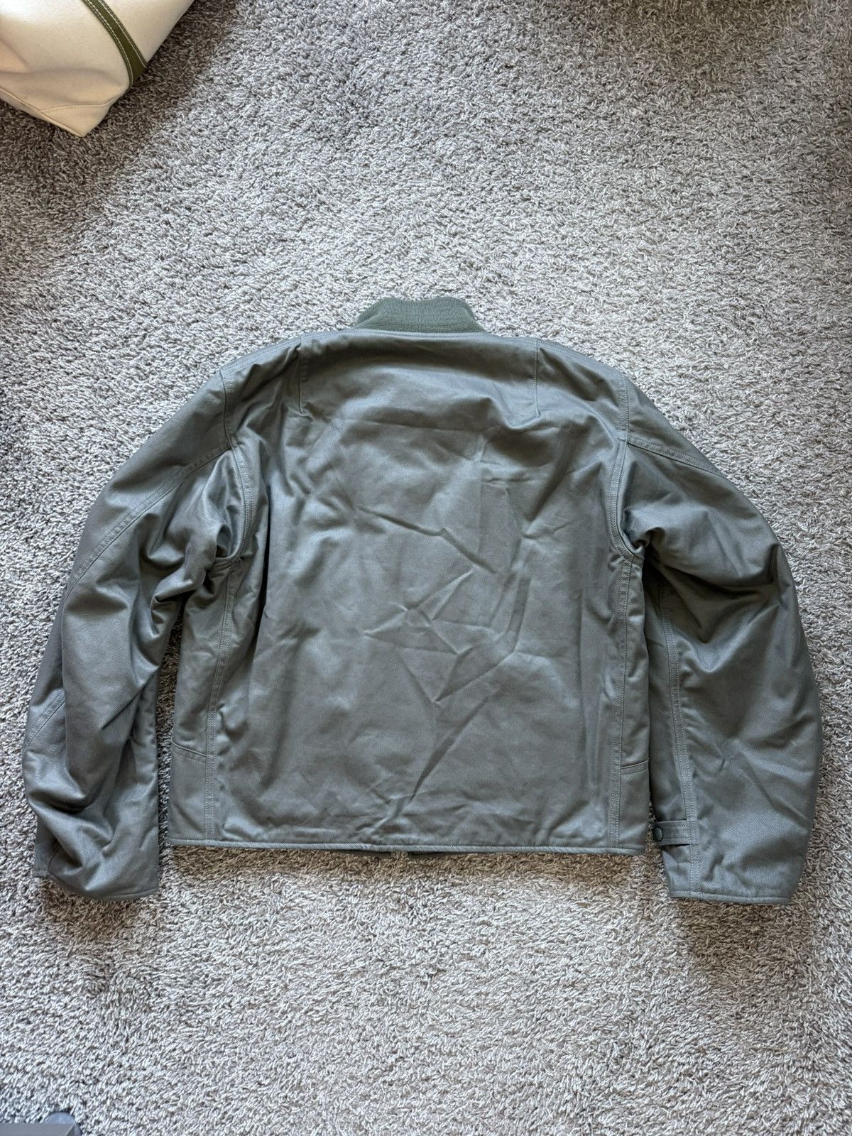 The Real McCoy's The Real McCoy's CWU-7/P Sage Green Bomber Jacket Large L Size US L / EU 52-54 / 3 - 11 Thumbnail