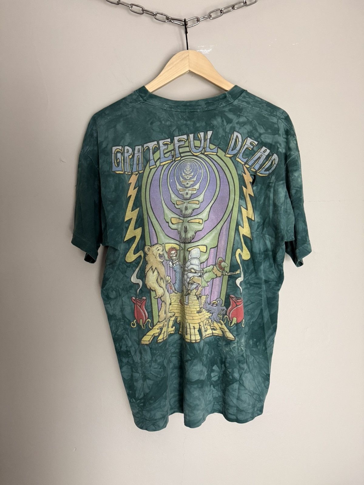 Band Tees × Grateful Dead × Vintage Vintage Usa Made Grateful Dead Wizard of Oz Tshirt Size US XL / EU 56 / 4 - 6 Thumbnail