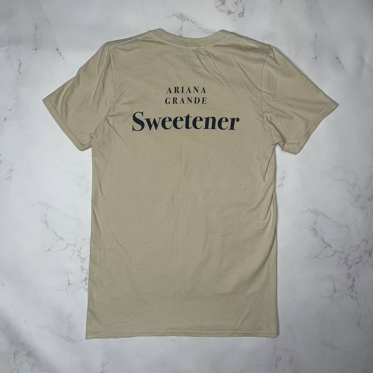 Vintage Ariana Grande Graphic Beige T Shirt Womens Size Small GUC Size S / US 4 / IT 40 - 10 Thumbnail