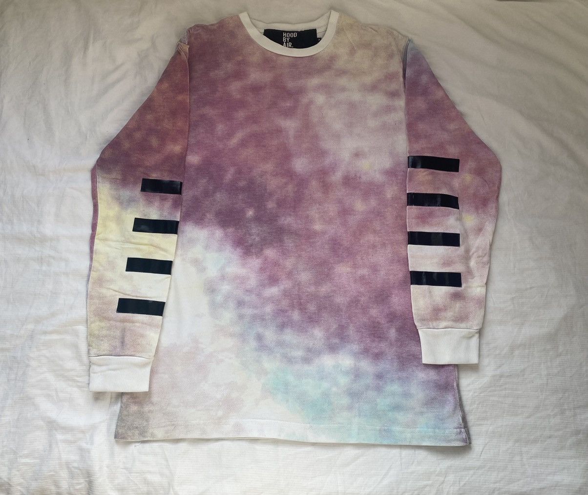 Hood By Air HBA Blood Sport Tie Dye Long Sleeve T-Shirt