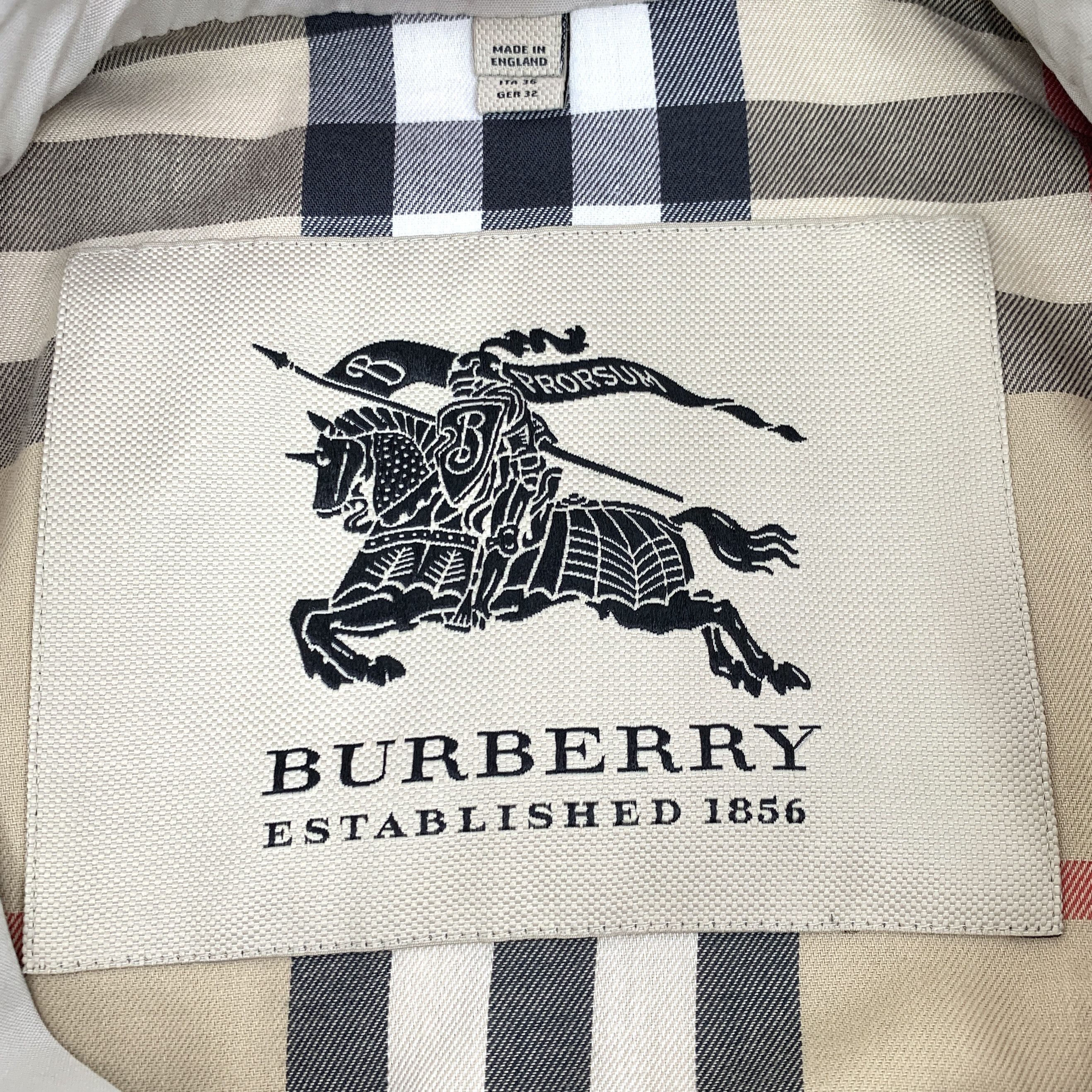 Burberry Burberry Trench Coat – Khaki (Size XS) Size XS / US 0-2 / IT 36-38 - 2 Thumbnail