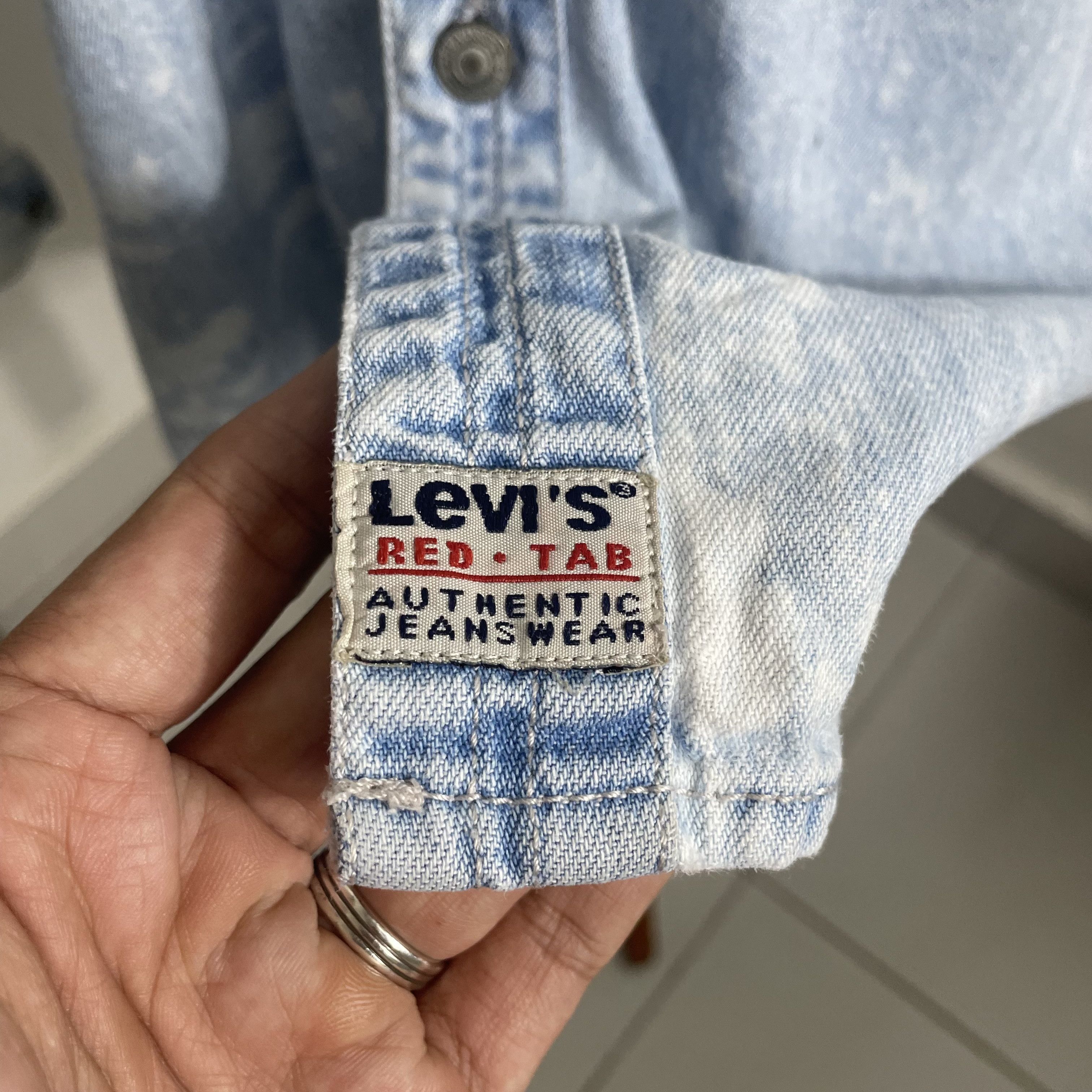 LVC × Levi's × Levi's Vintage Clothing LEVIS WORK SHIRT OVERSIZE DISTRESS RED TAB Size US M / EU 48-50 / 2 - 5 Thumbnail