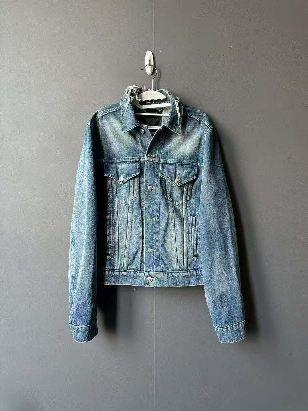 Balenciaga Balenciaga Coke Denim Jacket Size US S / EU 44-46 / 1 - 1 Thumbnail