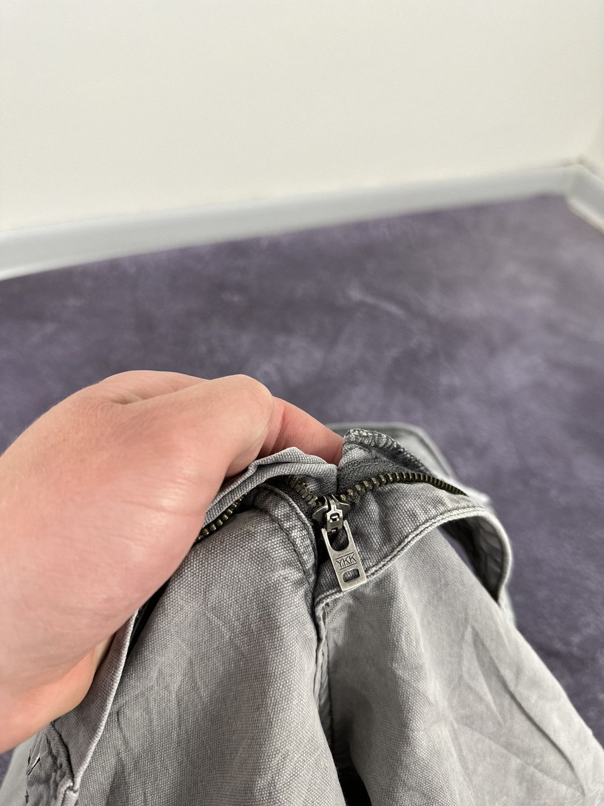Carhartt Vintage Carhartt Faded Grey American Baggy USA Work Pants Size US 32 / EU 48 - 18 Thumbnail