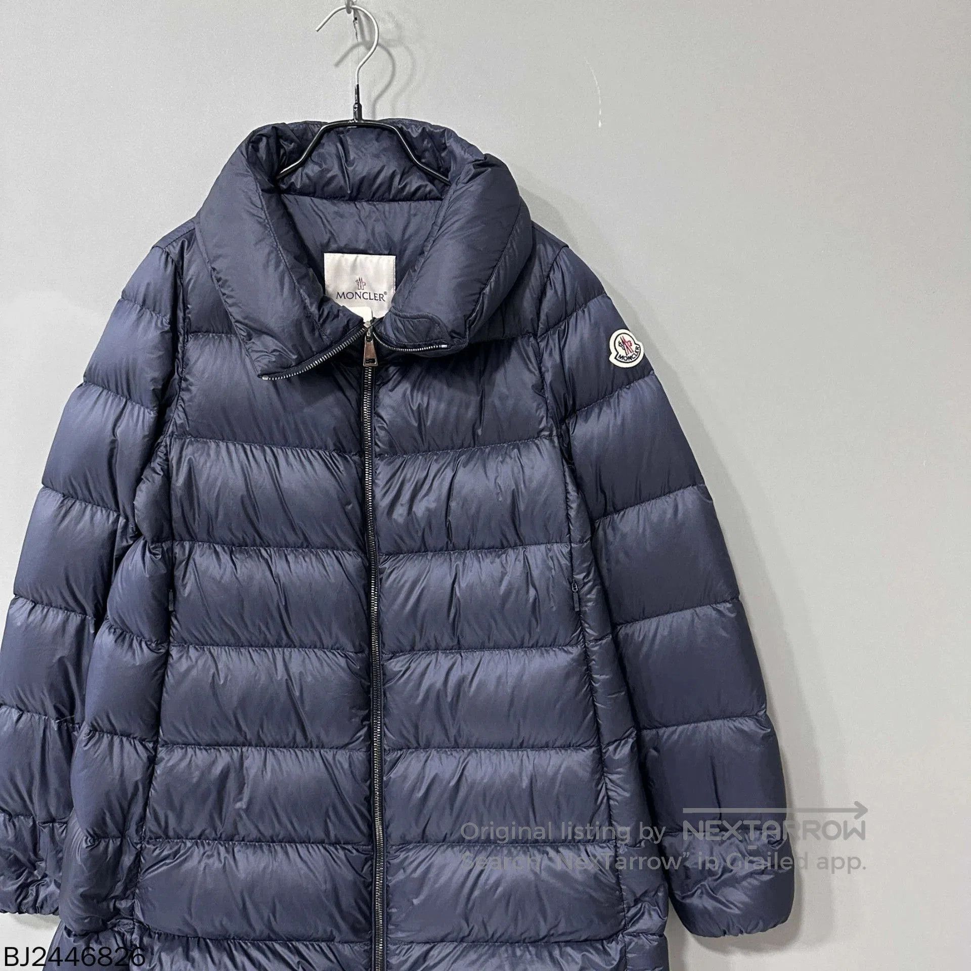 Moncler black mid-length down jacket by Moncler. Size US XXS / EU 40 - 3 Thumbnail
