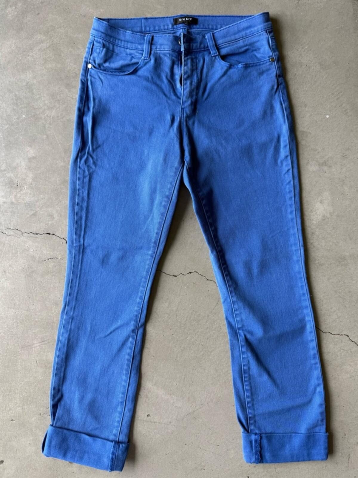 DKNY DKNY / Skinny Jeans / Bright Blue Size 28" / US 6 / IT 42 - 1 Thumbnail