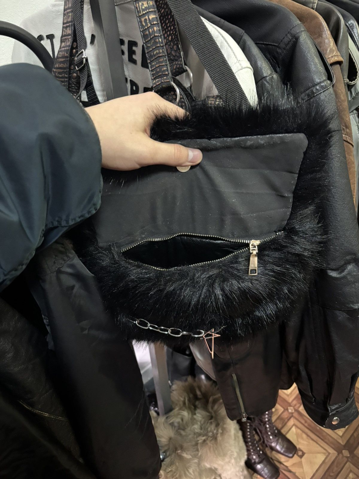 Vintage Faux Fur bag Size ONE SIZE - 5 Thumbnail