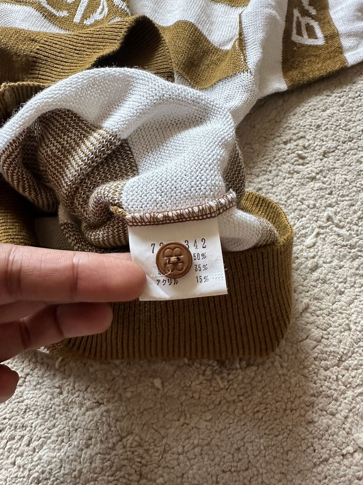 Balenciaga 1990s Balenciaga Knitted Polo Shirts Size US M / EU 48-50 / 2 - 11 Thumbnail