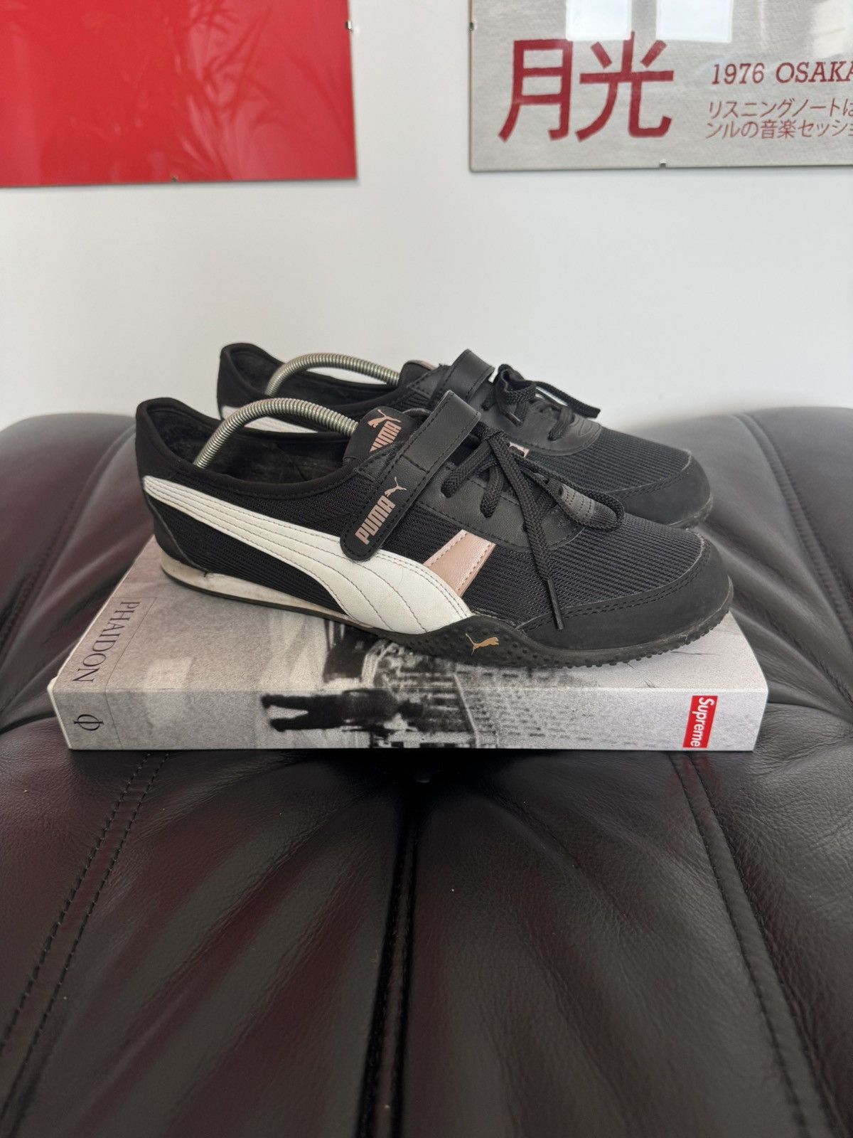 Puma Puma Speed Cat Hype Low Shoes Black Light Pink Vintage Y2k Size US 10.5 / IT 40.5 - 1 Thumbnail