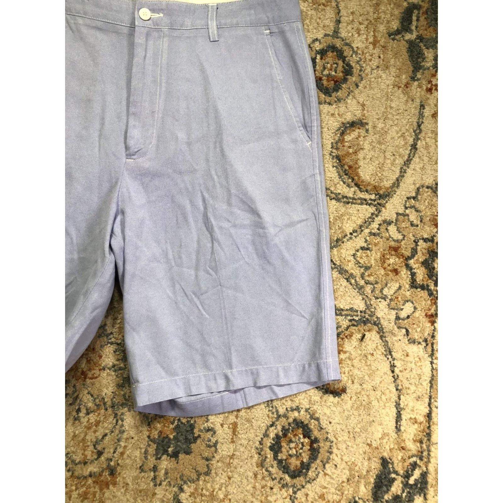 Footjoy FootJoy Shorts Mens 36 Blue Golf Chino Nylon Performance Flat Front Casual Size US 36 / EU 52 - 5 Thumbnail