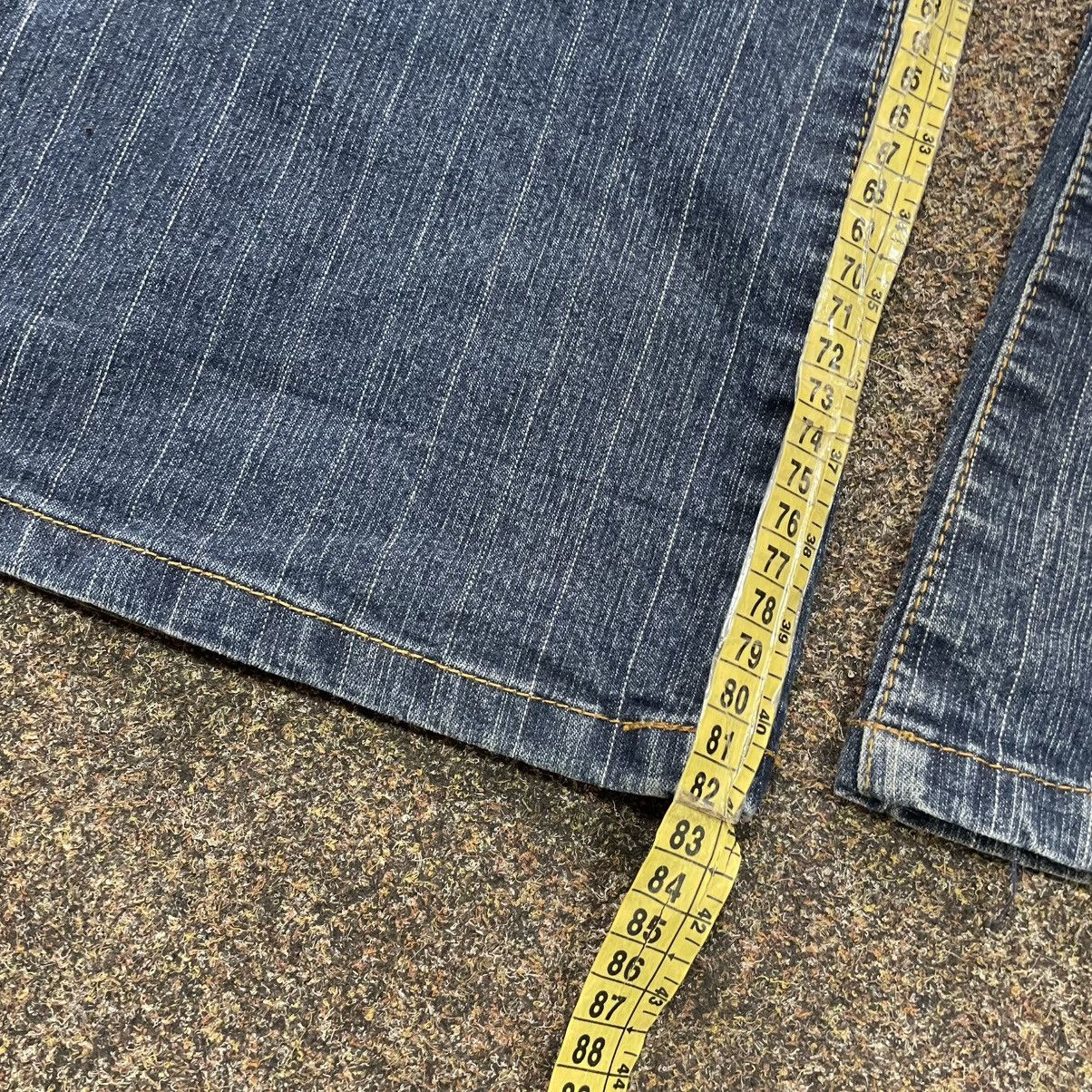 Vintage Y2K Vintage Flared Bootcut Jeans Sun Faded Distressed Skate Size 32" / US 10 / IT 46 - 7 Thumbnail