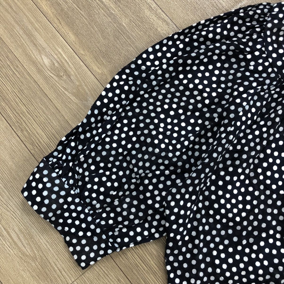 Givenchy × Vintage Vintage Givenchy Nouvelle Boutique Polkadot Button Up Shirt Size M / US 6-8 / IT 42-44 - 5 Thumbnail