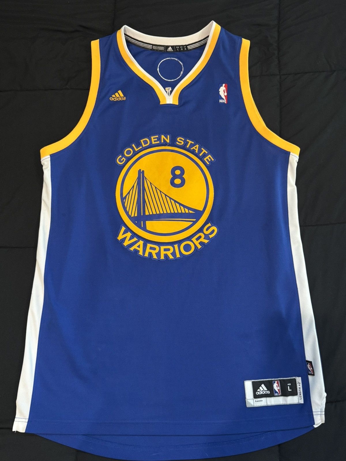 Adidas Monta Ellis Golden State Warriors Adidas Jersey Size US L / EU 52-54 / 3 - 1 Thumbnail