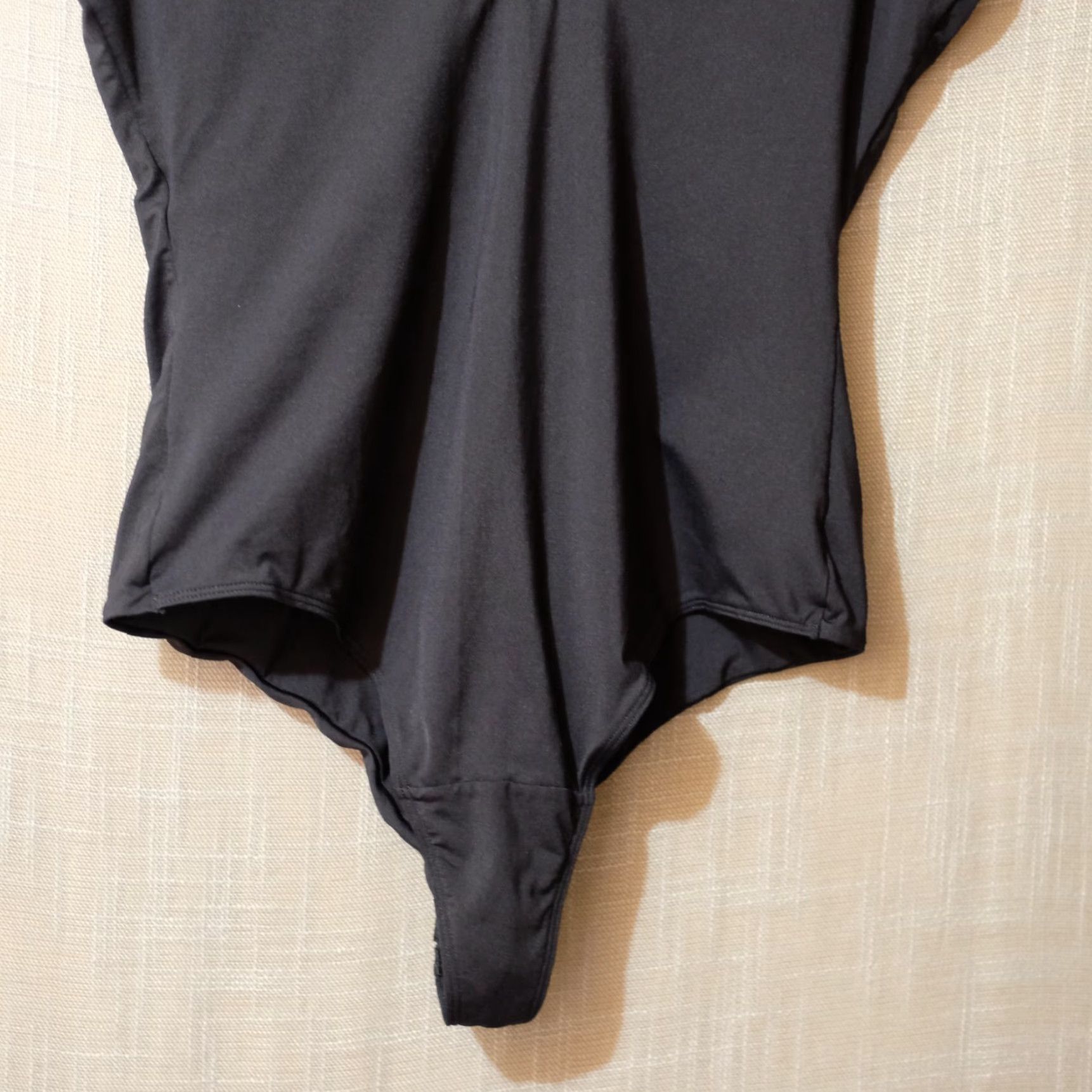 Vintage EUC Ilusion Bodysuit Black V-Neck Snap Women's XL Microfiber XL Black Bodysuit Ilusion Women's XL Size XL / US 12-14 / IT 48-50 - 7 Thumbnail