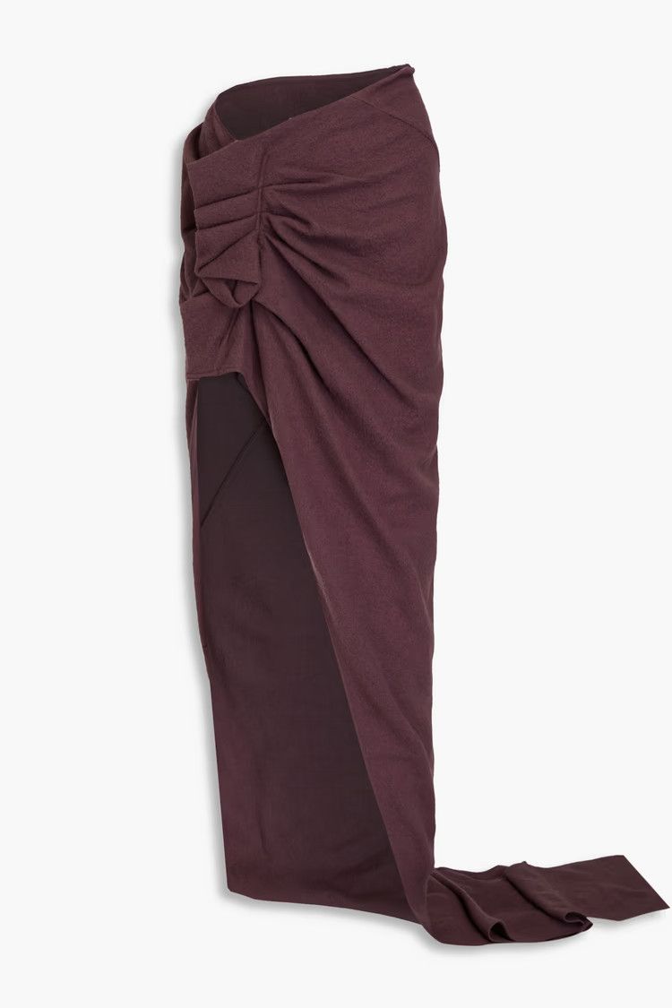 Rick Owens o1y0126 Maxi Skirt in Mauve Size 27" / US 4 / IT 40 - 1 Thumbnail