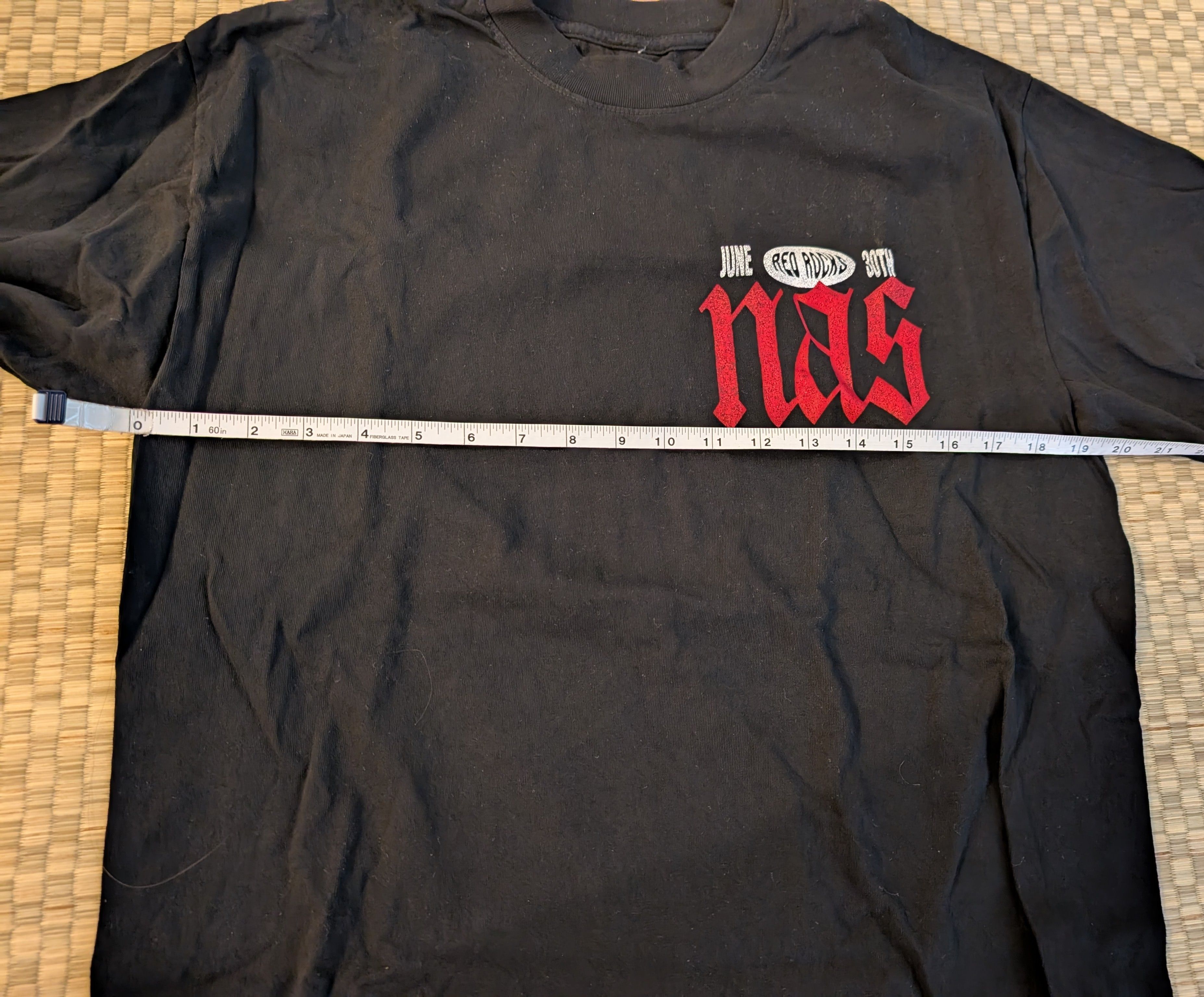Nas NEW RARE Nas Red Rocks One Night Only T-shirt Size US M / EU 48-50 / 2 - 5 Thumbnail