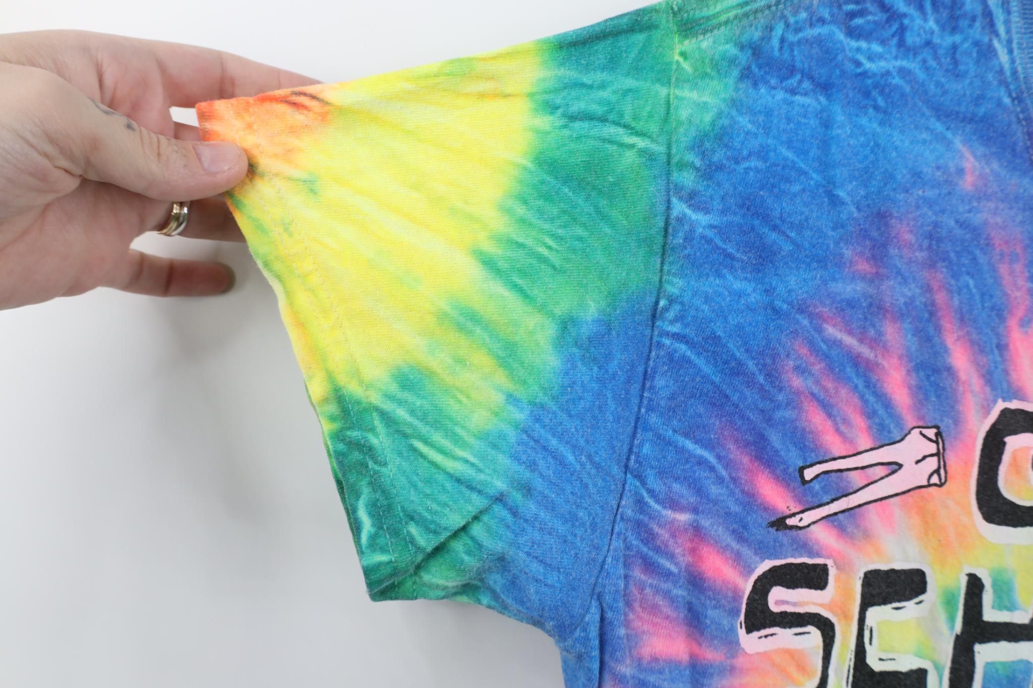Vintage Y2K Rick and Morty Get Schwifty Tie Dye Short Sleeve T-Shirt Size US S / EU 44-46 / 1 - 10 Thumbnail