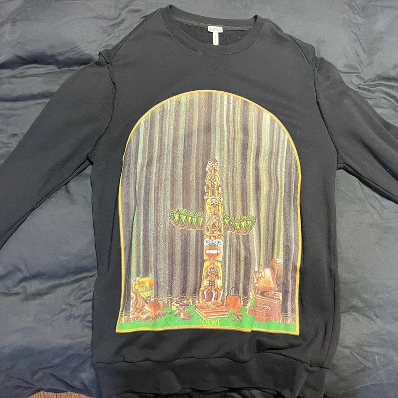 Loewe LOEWE Men's printed hoodie Size US S / EU 44-46 / 1 - 1 Thumbnail