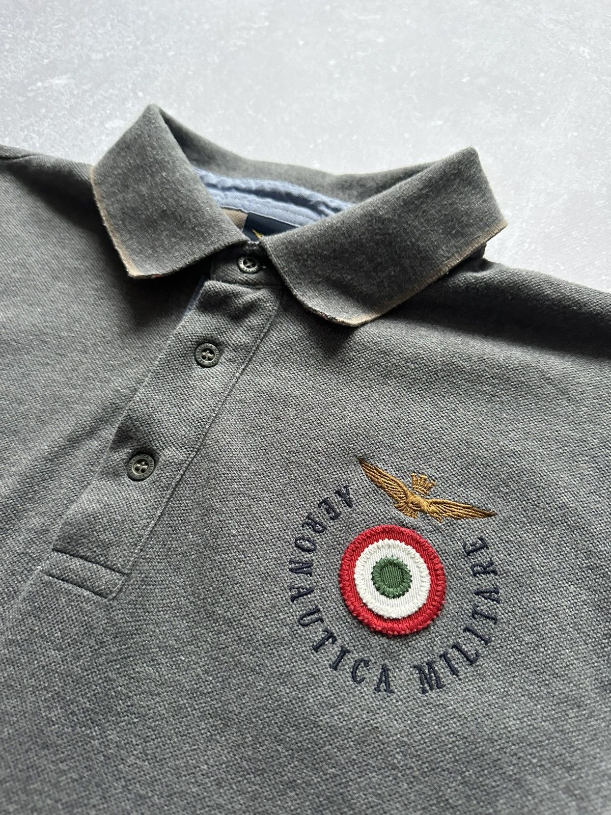 Aeronautica Militare × Vintage Long Sleeve Aeronautica Militare size L grey Size US L / EU 52-54 / 3 - 3 Thumbnail
