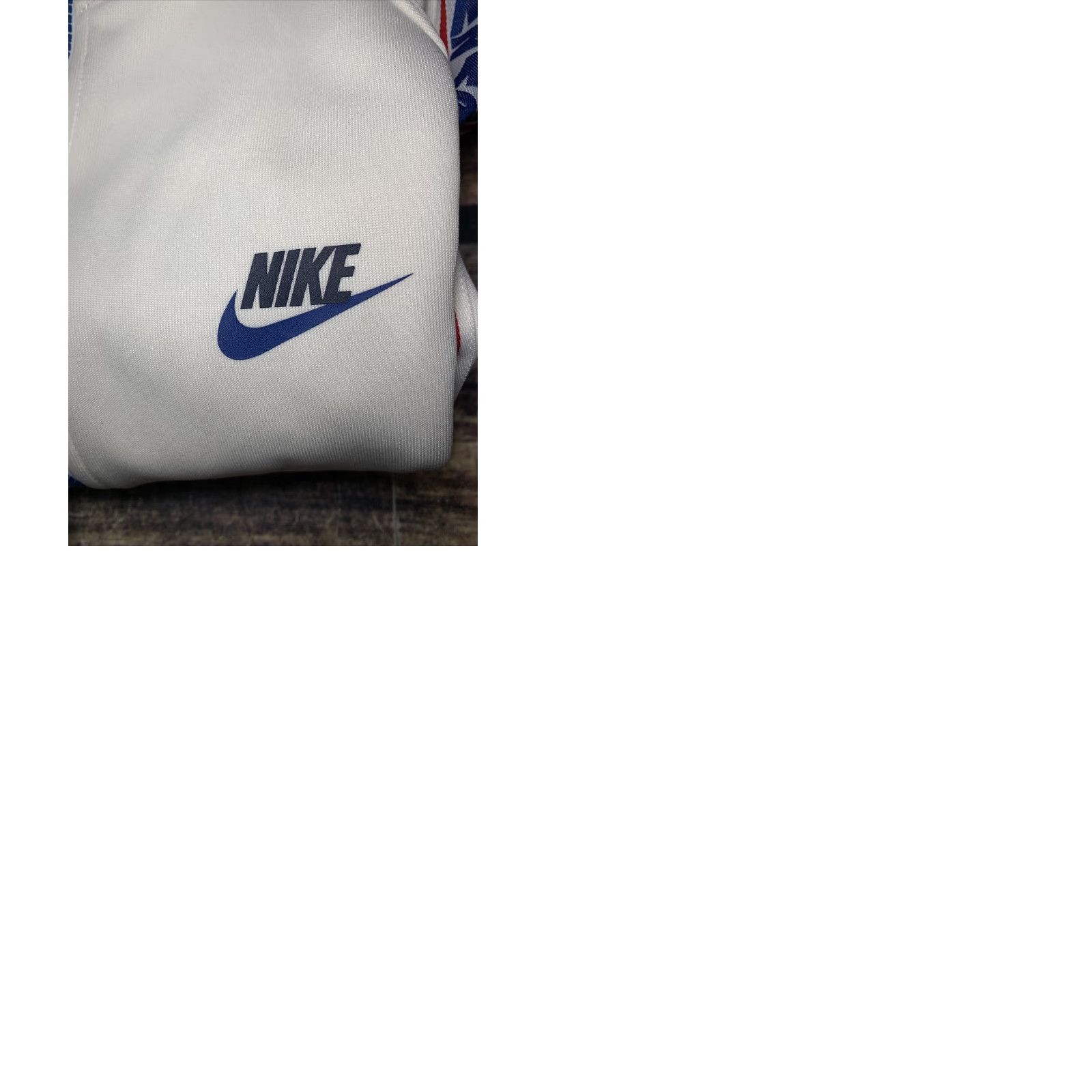 Nike Nike Sportswear Taped Poly Retro Track Jacket Men Small Bone Blue Size US S / EU 44-46 / 1 - 9 Thumbnail