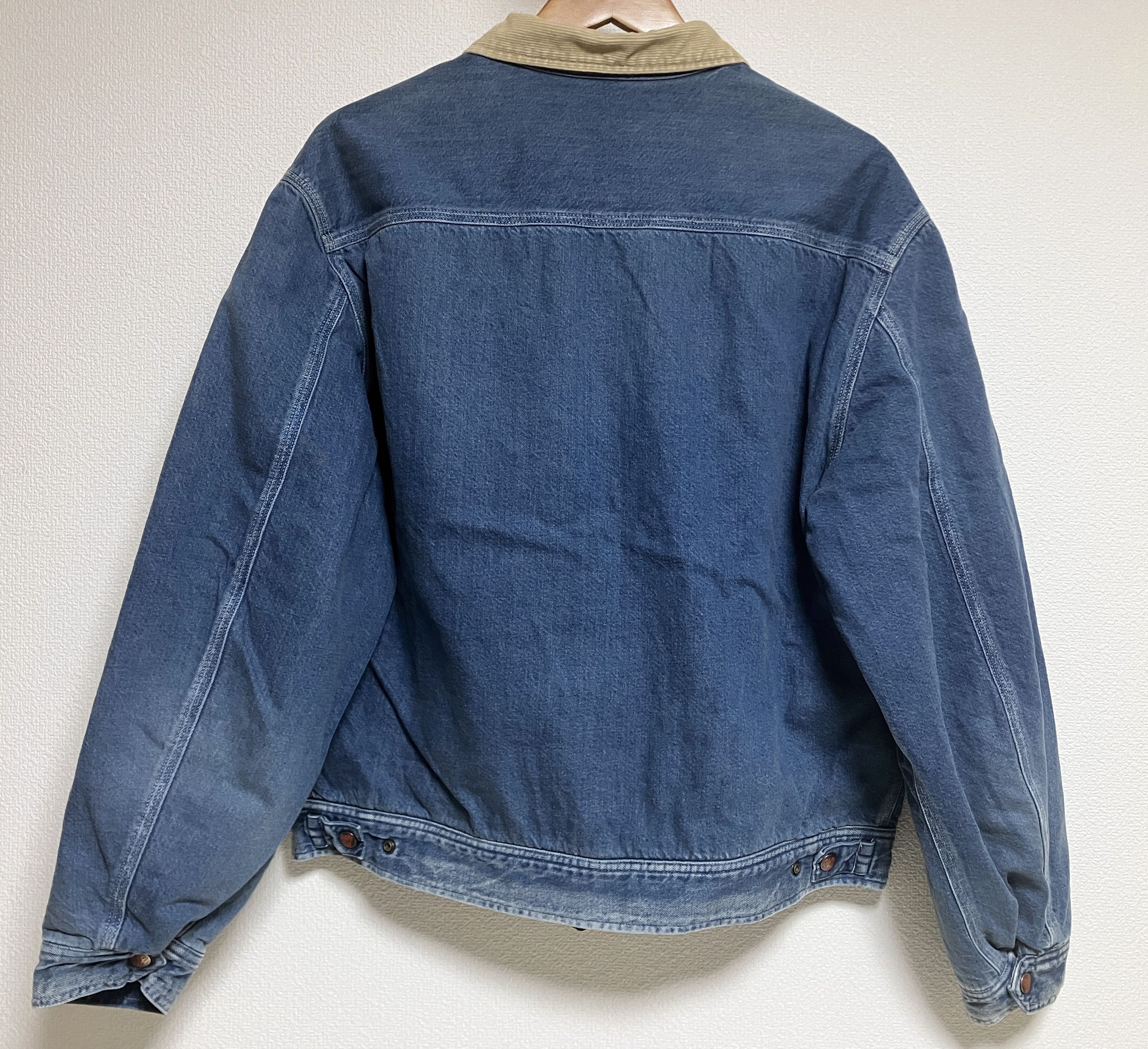 Kapital kapital Denim Lining Reversible Work Jacket Virgin Mary Size US XL / EU 56 / 4 - 6 Thumbnail