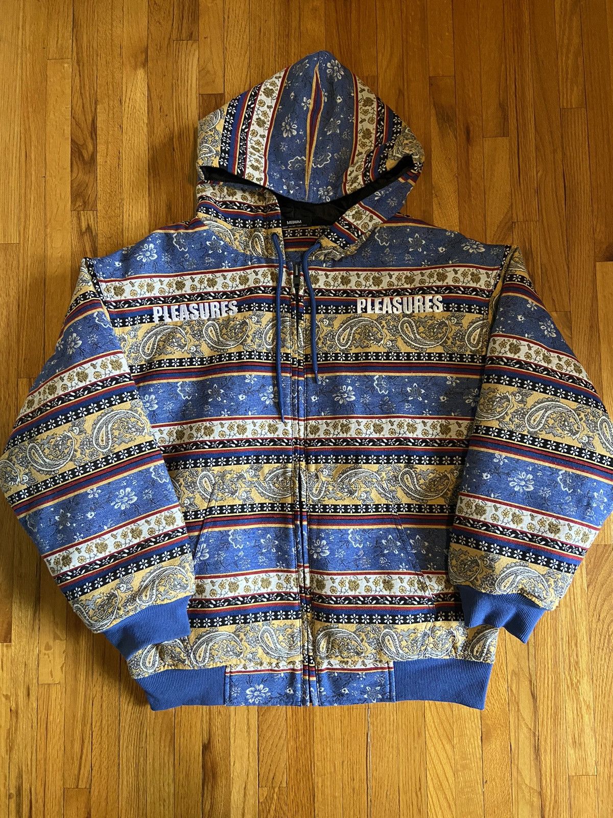 Pleasures Paisley Heavy Hoodie Grailed