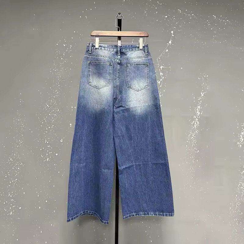 Japanese Brand × Jean Straight Loose Wide Leg Denim Pant Size US 30 / EU 46 - 6 Thumbnail