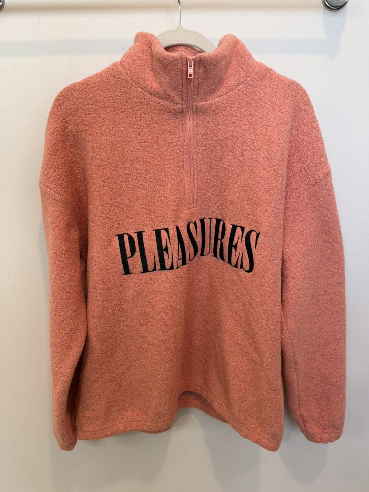 Pleasures Pleasures Salmon Colored Quarter Zip Size US M / EU 48-50 / 2 - 1 Thumbnail
