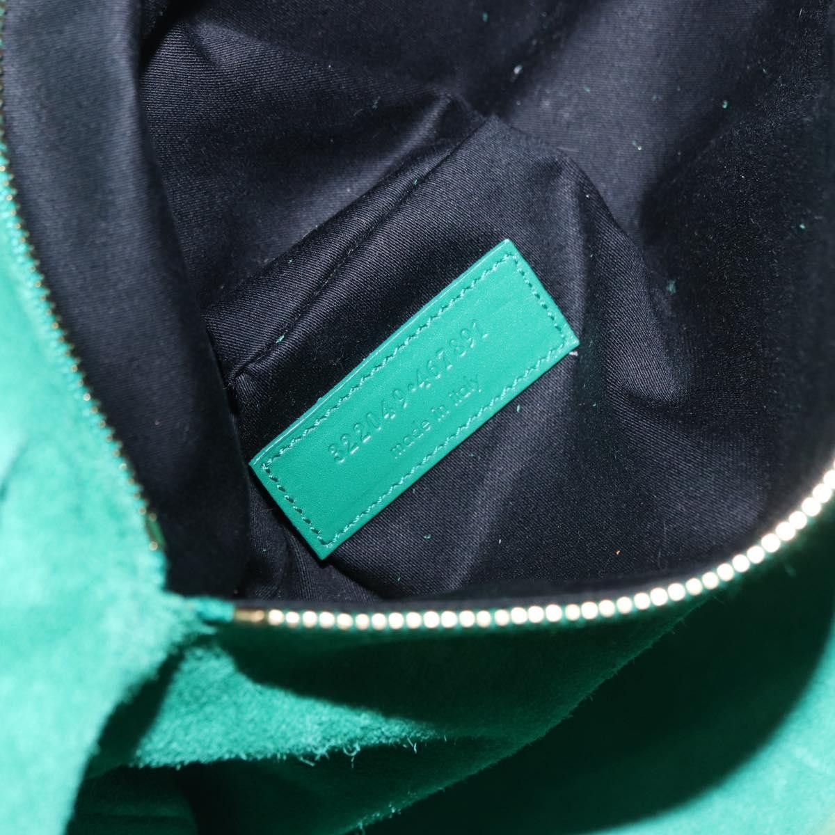 Saint Laurent Paris SAINT LAURENT Classic Duffle Bag Leather 2way Green Gold Size ONE SIZE - 11 Thumbnail