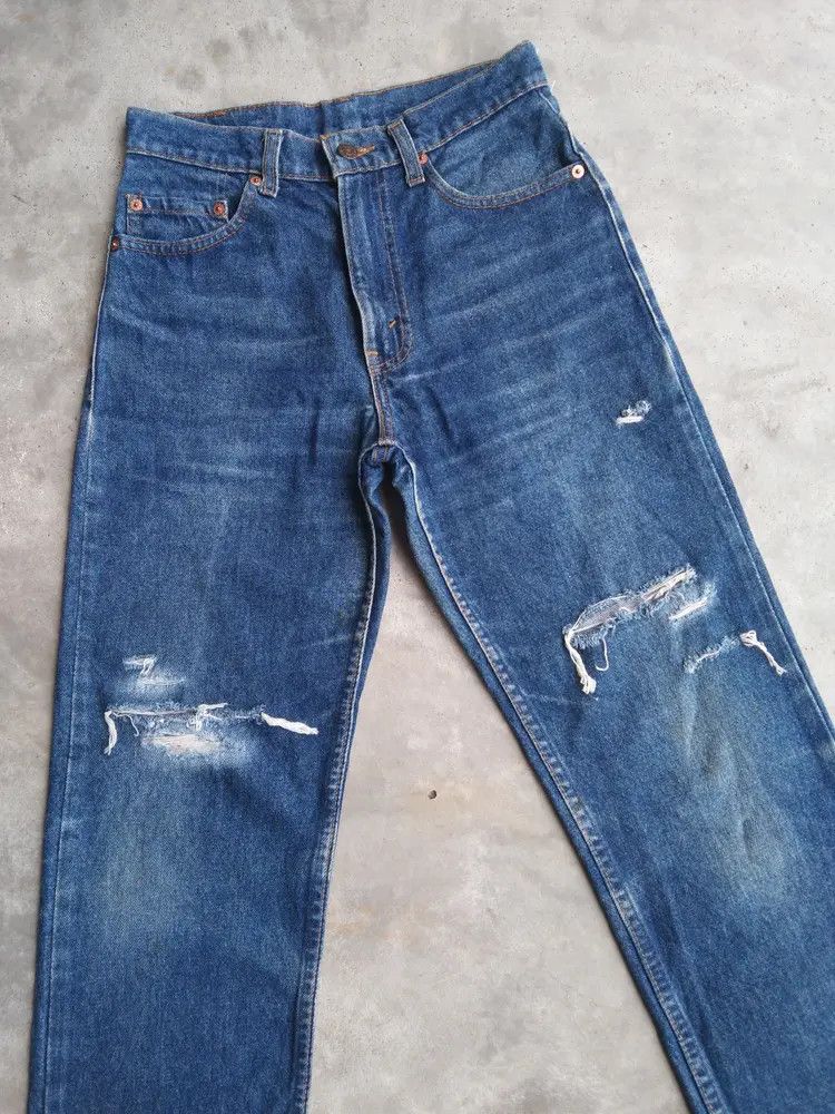 Levi's 90s Vintage Levi's Jeans 510 Made In USA Distressed Denim Size US 27 - 6 Thumbnail
