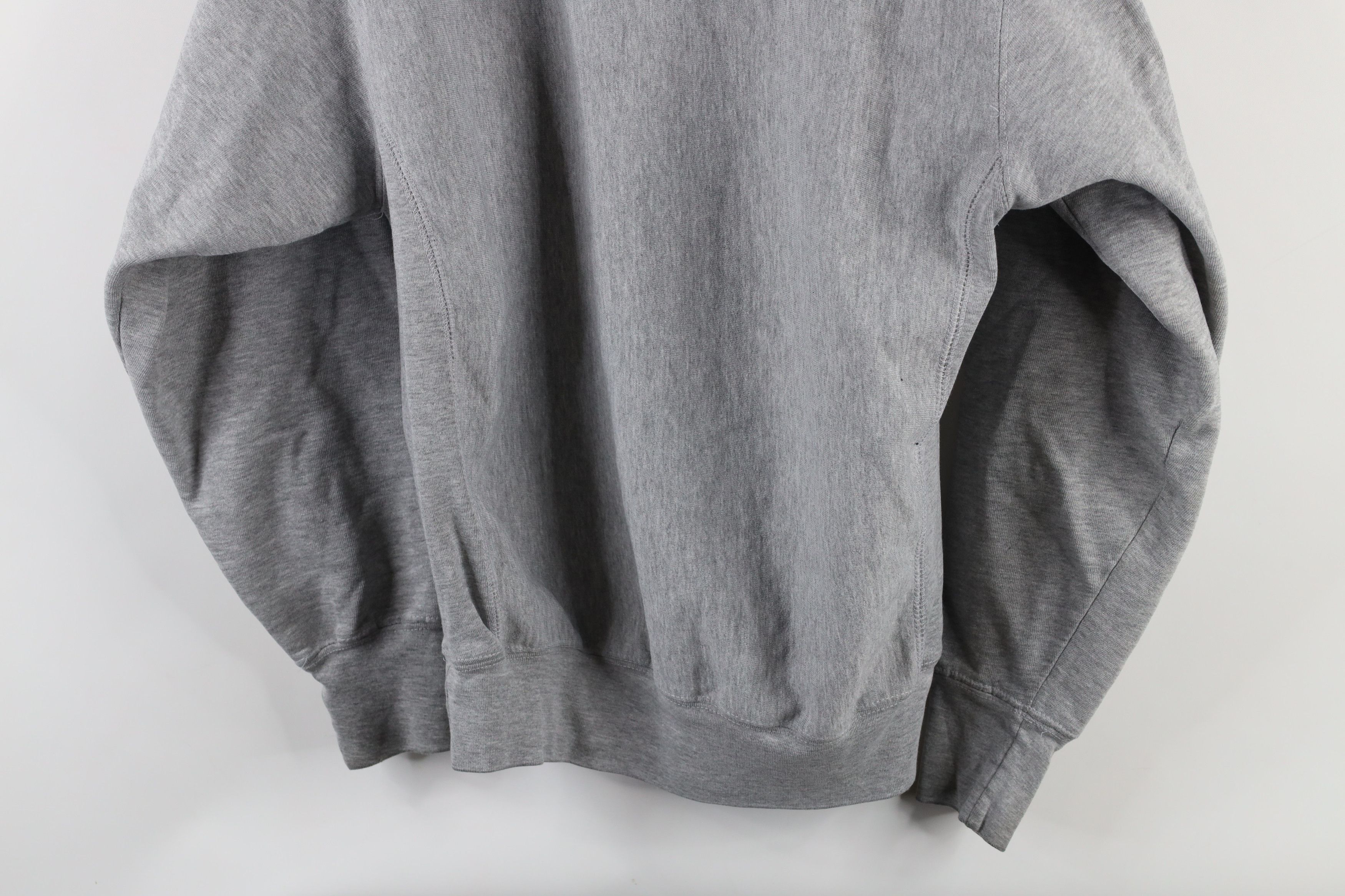 Vintage Vintage 90s University of Michigan Heavyweight Hoodie Gray Size US M / EU 48-50 / 2 - 12 Thumbnail