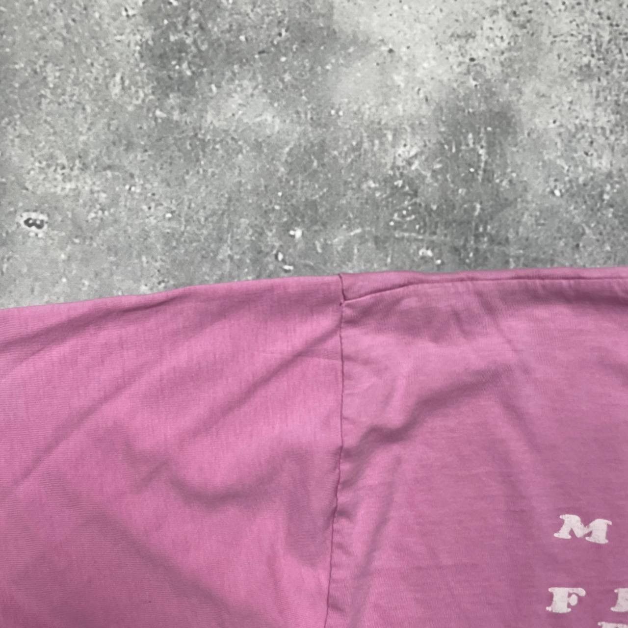 Vintage Vintage Y2K FBI Quote Thrashed T Shirt Faded Pink Size L Size US L / EU 52-54 / 3 - 20 Thumbnail