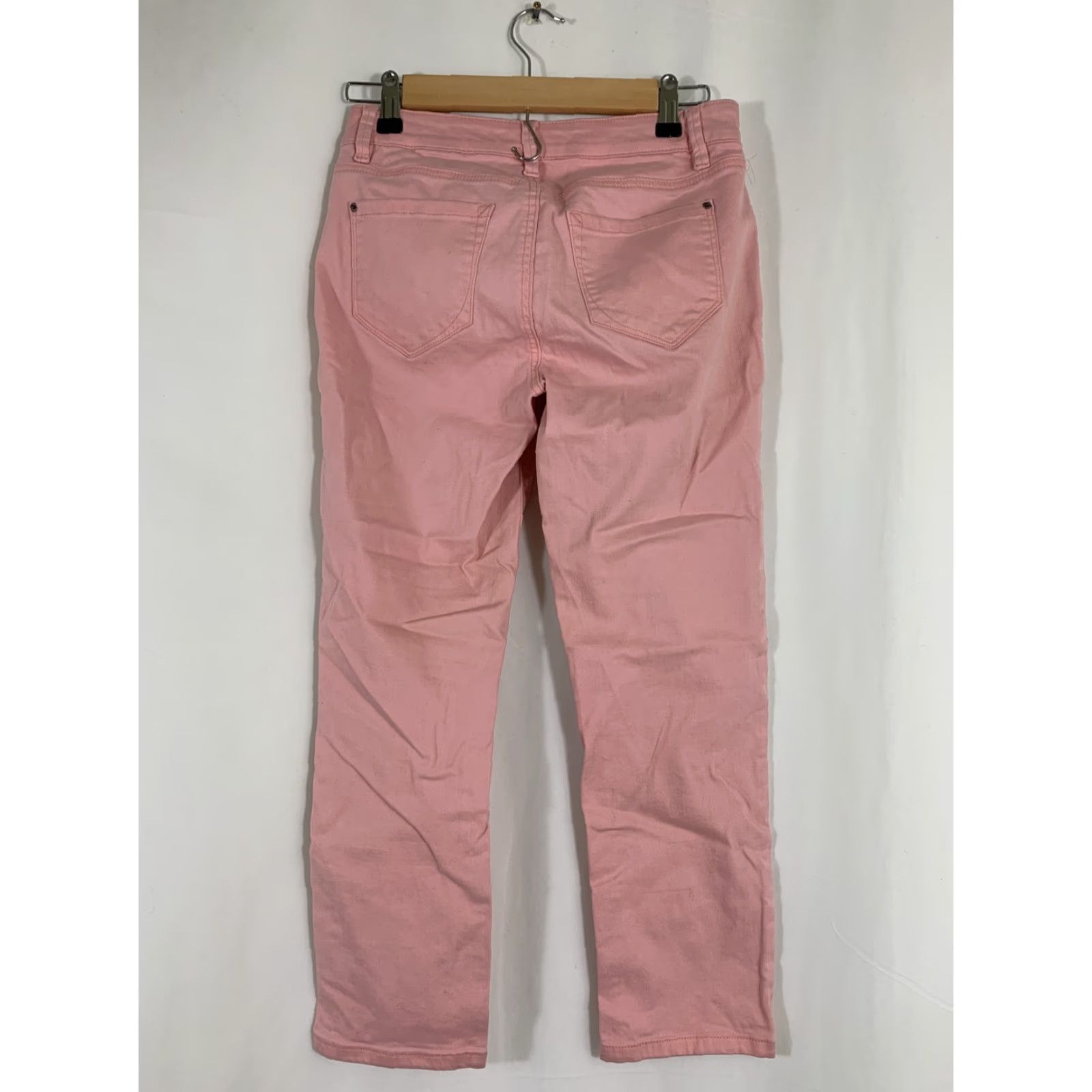 Vintage Kensie Jeans Capri Pink Stretch 28x24 2/26 Midrise Straight Leg Womens Jeans 28 Inseam 24 Memorial? Size 26" / US 2 / IT 38 - 4 Thumbnail