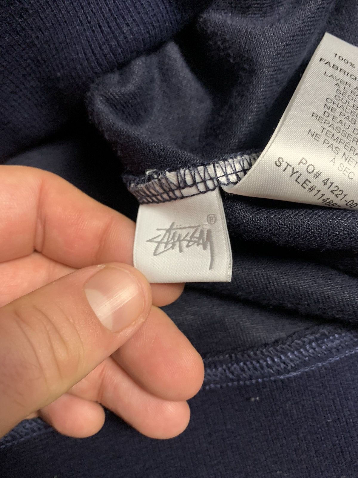 Stussy Stussy Suede Velour sweatshirt Medium Size US M / EU 48-50 / 2 - 9 Thumbnail