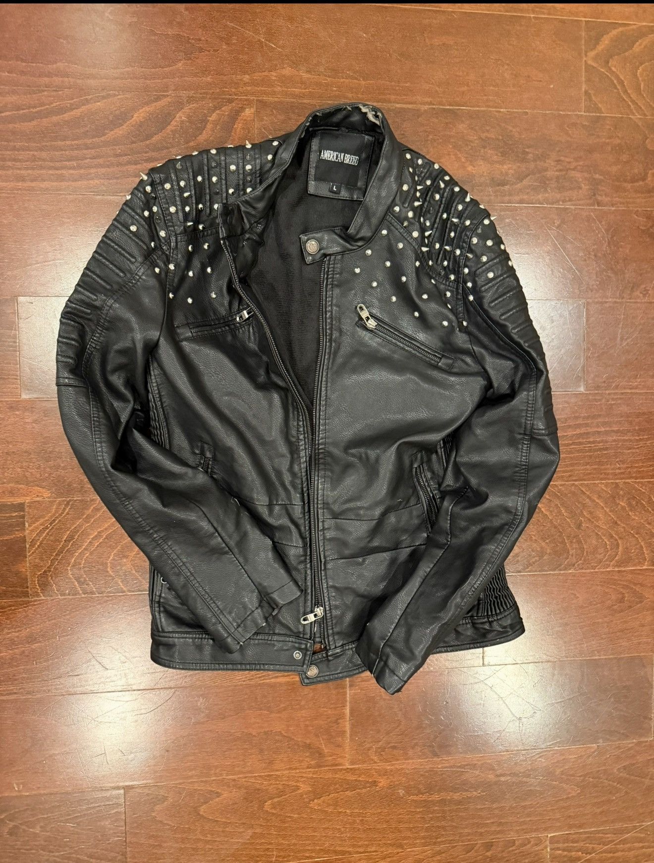 Other Custom leather spike jacket Size US L / EU 52-54 / 3 - 1 Thumbnail