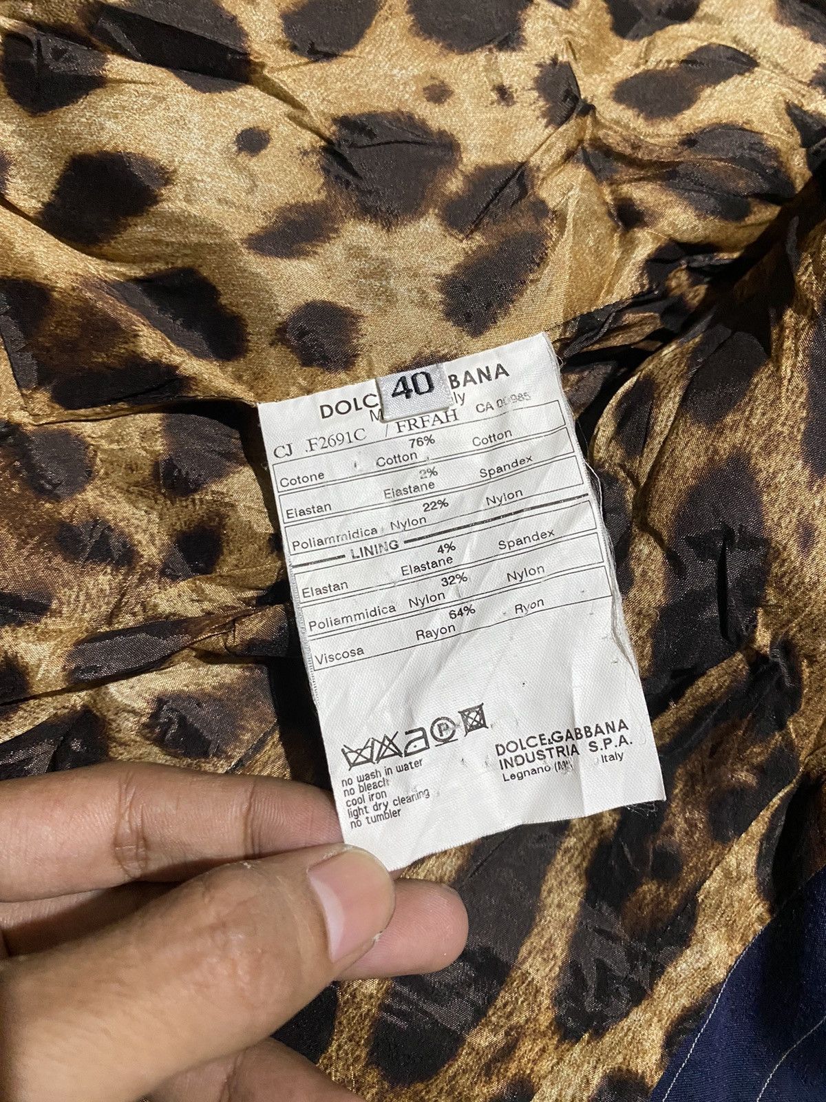 Designer × Dolce & Gabbana ❤️‍🔥D&G Leopard Blazer❤️‍🔥 Size M / US 6-8 / IT 42-44 - 4 Thumbnail