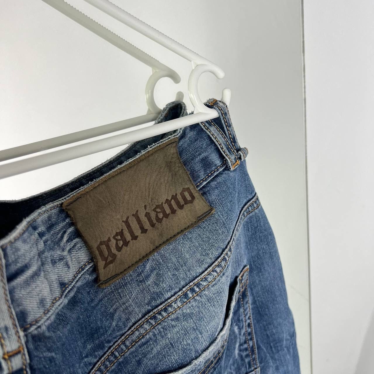 John Galliano Galliano Denim Shorts Y2k Jeans Distressed Baggy Size US 34 / EU 50 - 8 Thumbnail