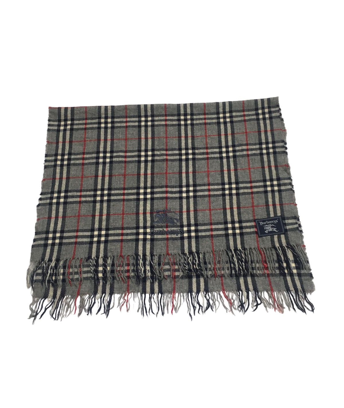 Burberry × Designer × Vintage Rare Design Vintage Brand Burberry's Scarf 1990s Size ONE SIZE - 2 Thumbnail