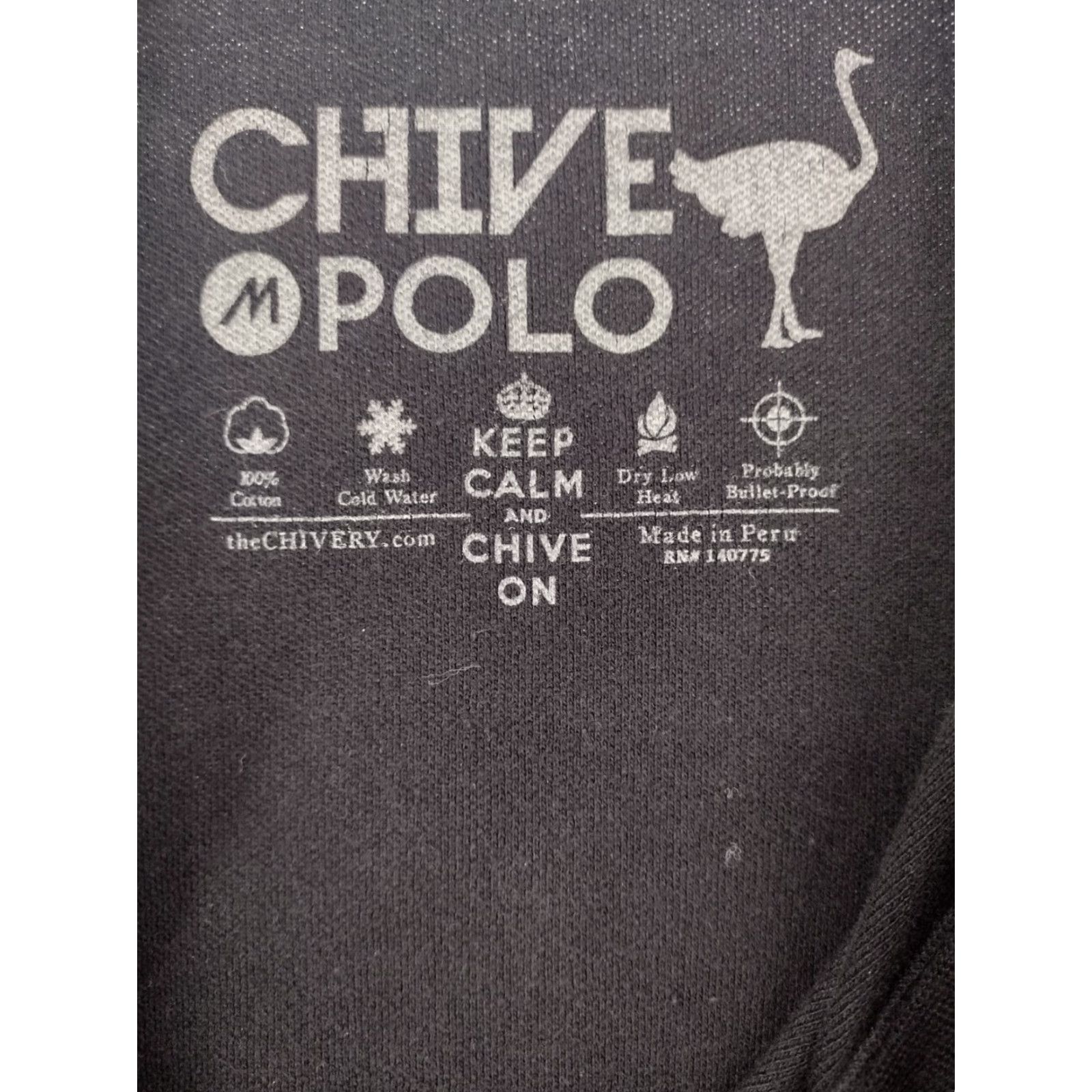 Vintage Chive Polo shirt Mens M Black Short Sleeve Polo Shirt M Black Chive Polo shirt Mens Medium Black Short Sleeve Size US M / EU 48-50 / 2 - 4 Thumbnail