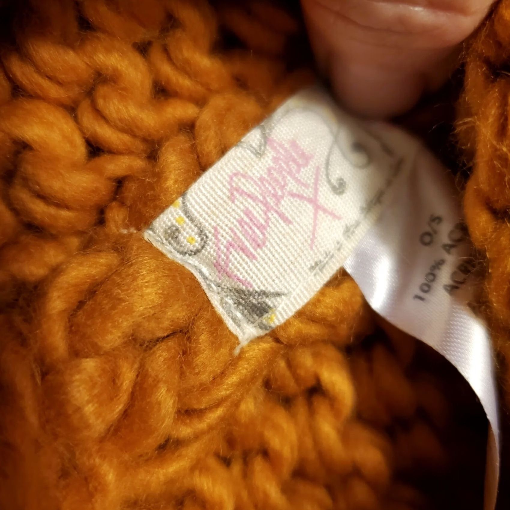 Free People Free People Beanie Yellow Fur Pom Chunky Knit Adult One Size Womens Size ONE SIZE - 3 Thumbnail