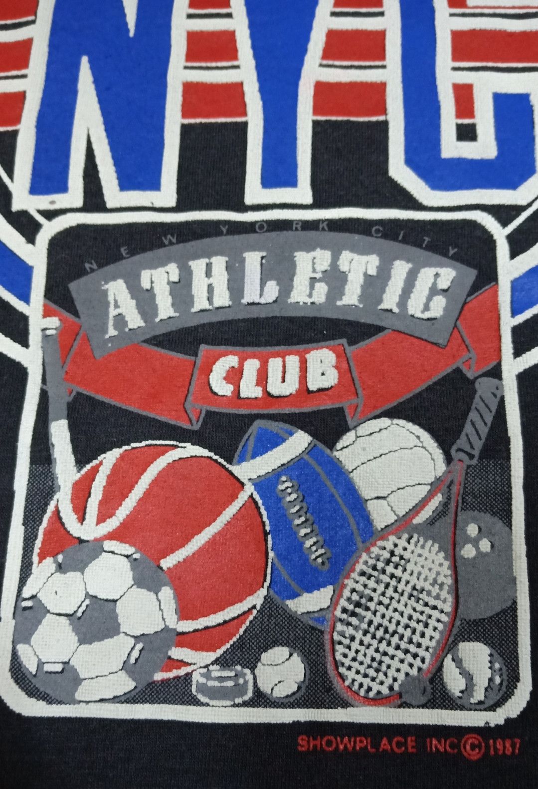 Hanes × Vintage Vintage 80s New York City Athletic Club T-shirt Size US M / EU 48-50 / 2 - 8 Thumbnail