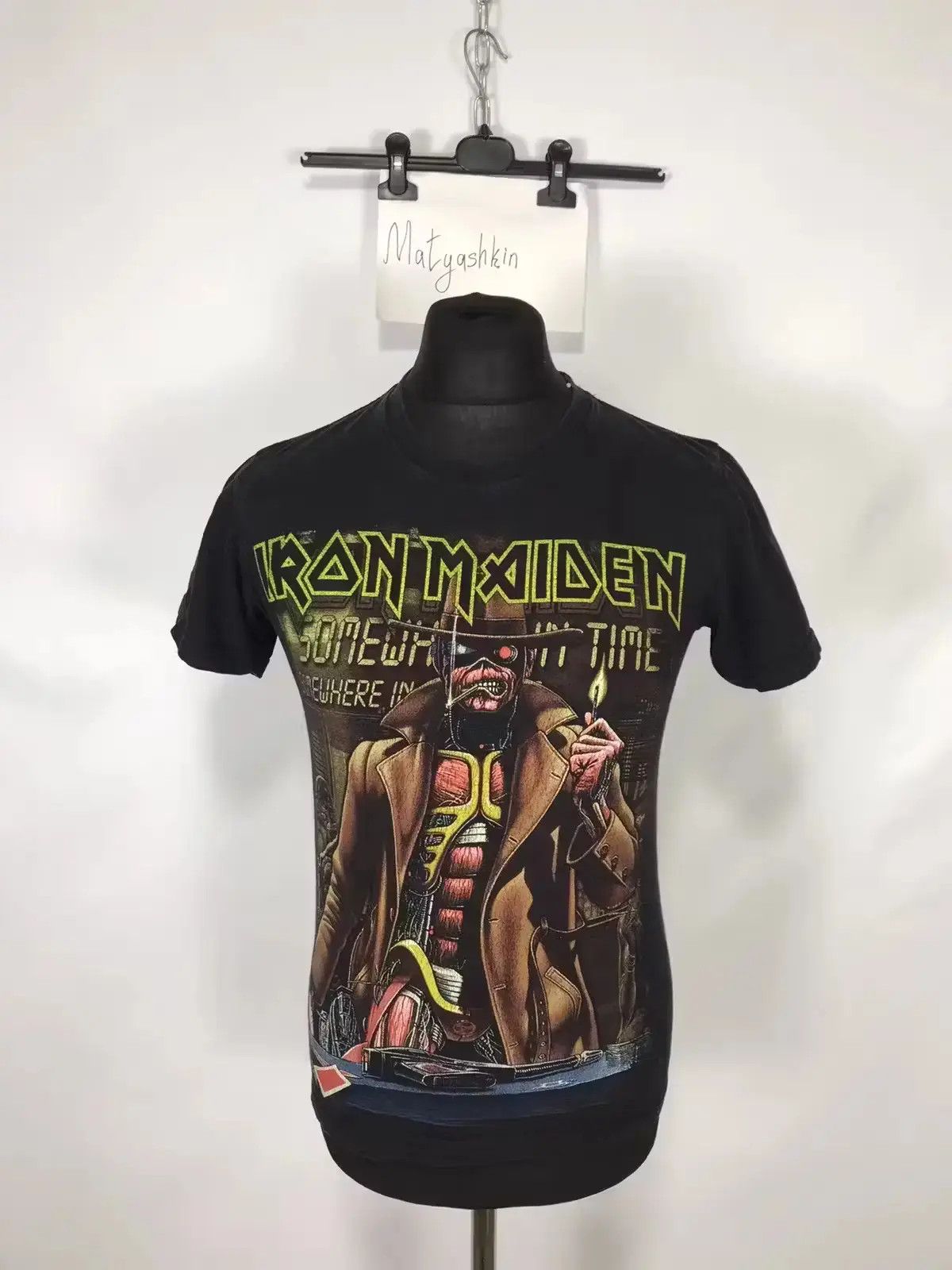 Iron Maiden × Vintage Vintage Iron Maiden metal rock t-shirt Size US S / EU 44-46 / 1 - 1 Thumbnail
