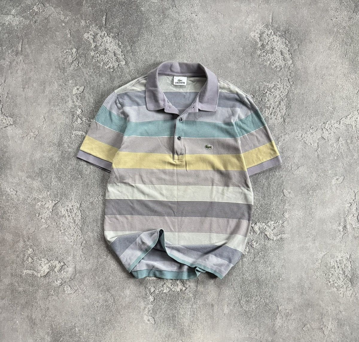 Lacoste Lacoste 3/size striped multicolour polo tee T-shirts casual Size US S / EU 44-46 / 1 - 1 Thumbnail