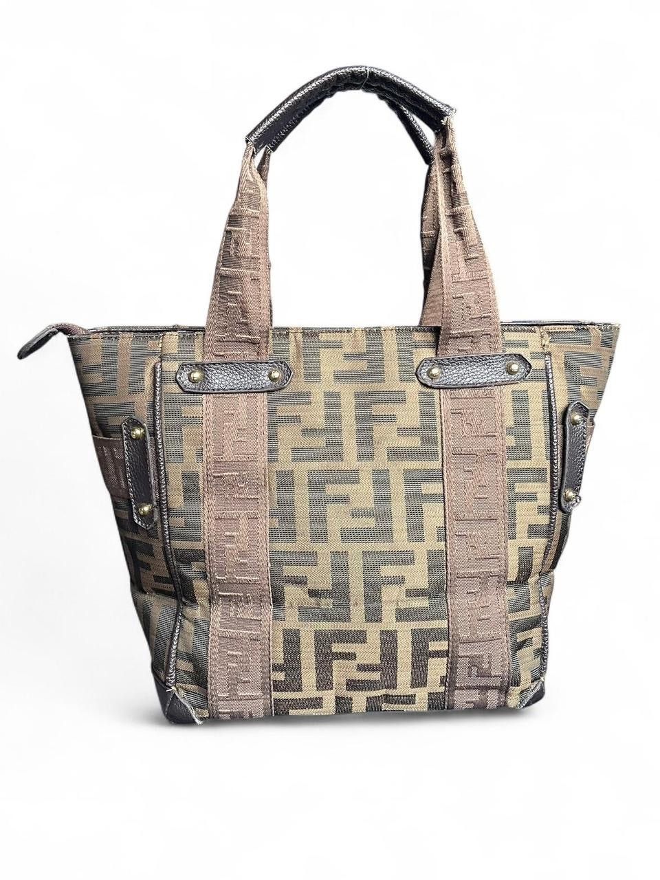 Fendi 💫🌹1990s FENDI ZUCCA FF TOTE BAG LUXURY DESIGNER Size ONE SIZE - 1 Thumbnail