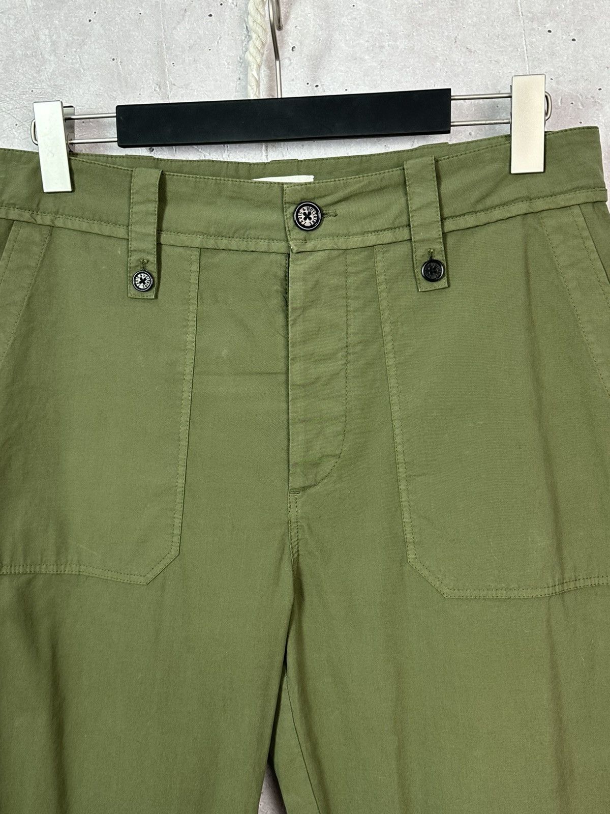 Zadig & Voltaire Vintage Zadig&Voltaire Piar Carpenter Khaki Women’s Pants Size 27" / US 4 / IT 40 - 4 Thumbnail