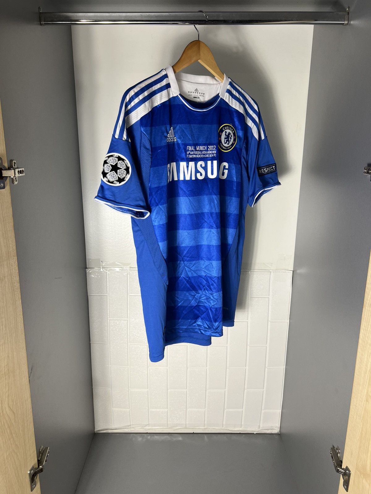 Vintage VERY RARE ADIDAS FC CHELSEA LONDON ENGLAND SOCCER JERSEY Y2K Size US M / EU 48-50 / 2 - 3 Thumbnail